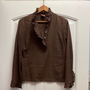 Tory Burch Ruffle Neck Popover